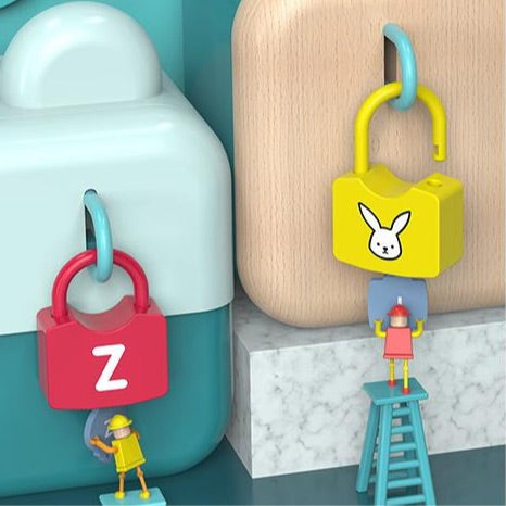Toystar Learn & Play Locks | Encourage fine motor skills - Creative lock game for toddlers - Stimuleer fijne motoriek - Cr...