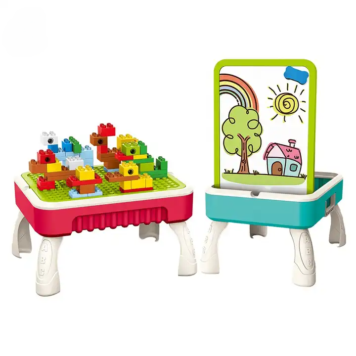 Toystar BuildMaster | Creative Adventure - Activity Table for Children with Building Blocks and Drawing Board - Bestseller...