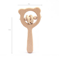 Thumbnail for Toystar EcoToys Bambino Kaukring | Calming Wooden Teething Ring - Safe Playing and Biting Conditions - Kalmerende Houten B...