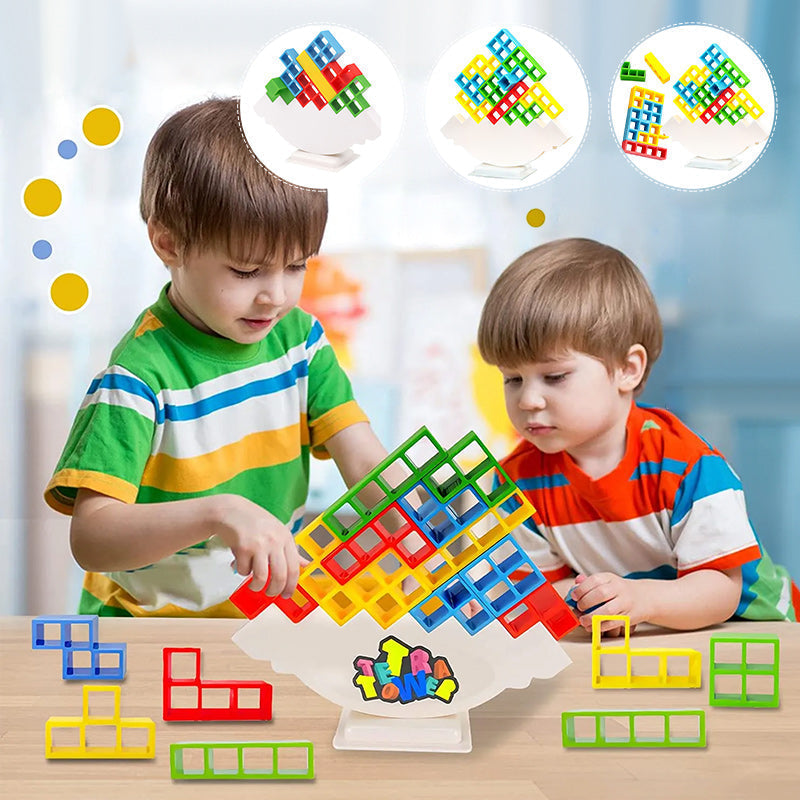 TetraTower |  Build and balance! - Tetris Stacking Game