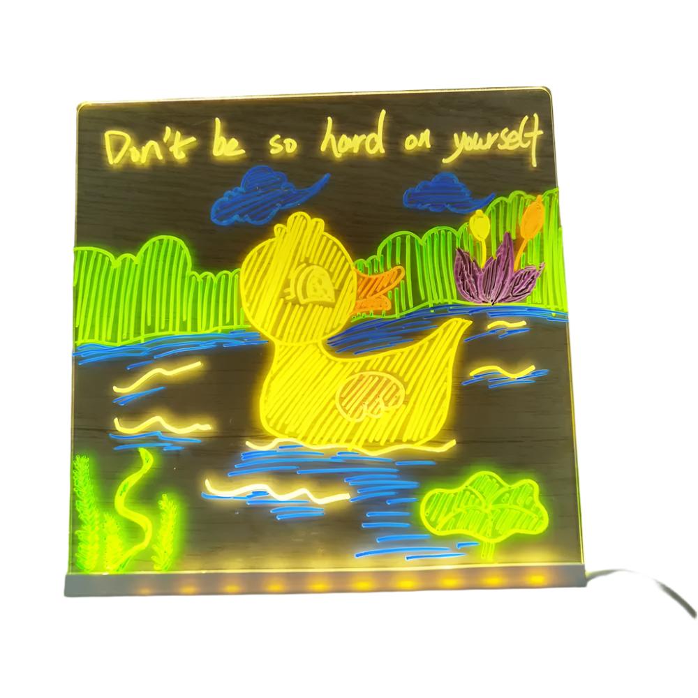 Toystar Personalized LED Lamp | Creative Message Board for Kids - Rechargeable and Extendable - Creatief Berichtbord voor ...