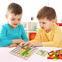 Thumbnail for Toystar EcoToys ThinkMatch | Improves logical thinking - Imaginative Wooden Educational Puzzle Set - Verbetert logisch den...