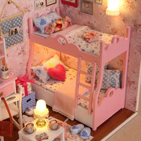 Thumbnail for Dollhouse | Magical mini world - DIY wooden house with LED lighting