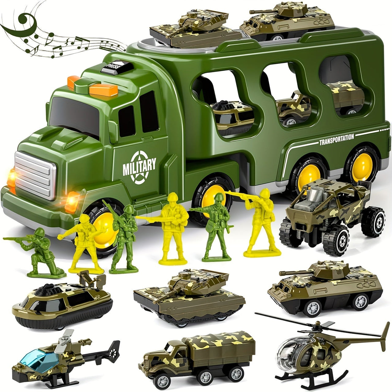 Toystar MiniTroopers | Epic Military Adventure - 14-in-1 military playset with vehicles - Episch legeravontuur - 14-in-1 m...