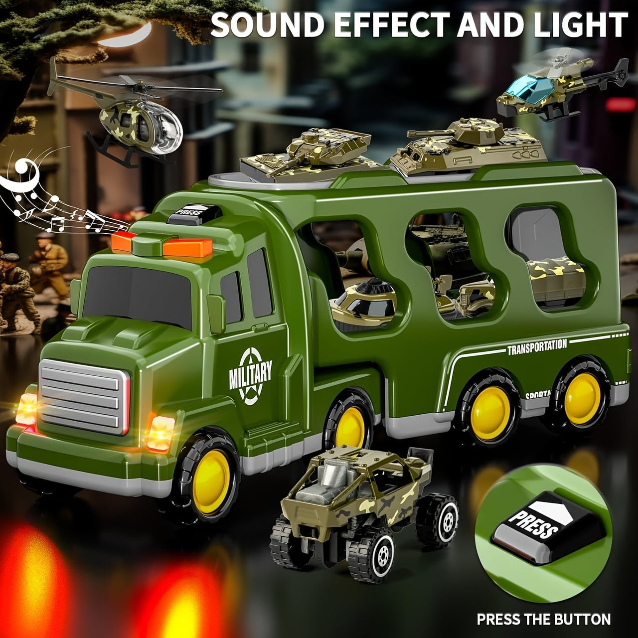 Toystar MiniTroopers | Epic Military Adventure - 14-in-1 military playset with vehicles - Episch legeravontuur - 14-in-1 m...