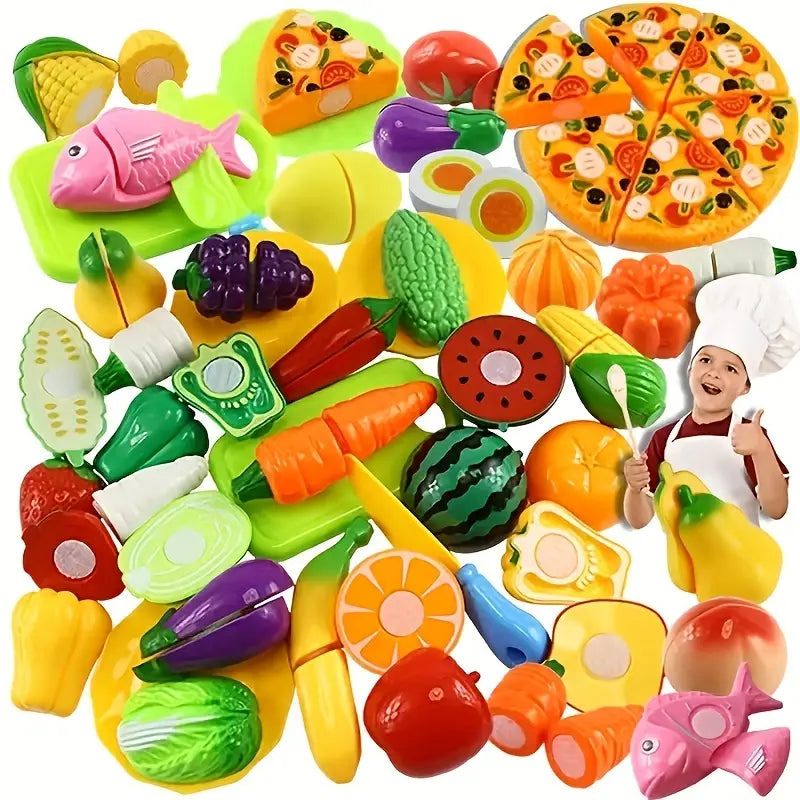 Toystar FoodieCut | Fun Role Play Toy - Educational Cutting Fruit & Vegetables - *Leuk Rollenspel Speelgoed - Educatief Sn...