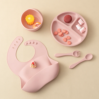 Thumbnail for Toystar Feedo Silicone Set | Safe Baby Feeding – 6-piece Set - Veilig Baby Voeden – 6-delige Set (8)