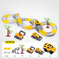 Thumbnail for Toystar Flexible RaceTrack - Flexible Rail Track Toy Set Race Track - Flexible RaceTrack - Flexibele Railspoor Speelgoedse...