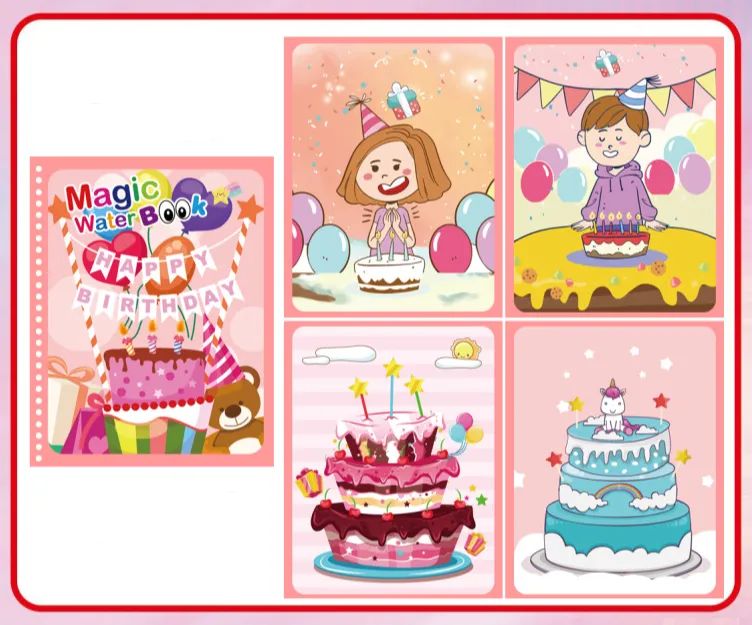 Toystar Magic Water Coloring Book | Stimulates creativity and fun - Coloring with water - Stimuleert creativiteit en spelp...