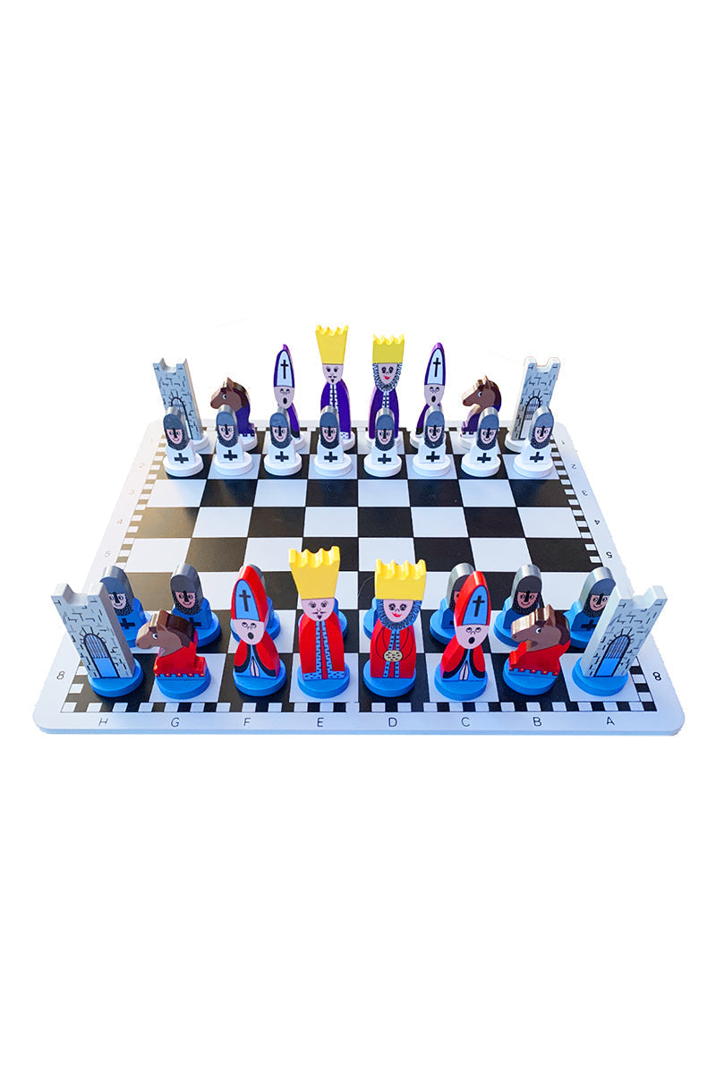 Toystar EcoToys Chess Adventure Set | Encourage Creativity - Educational wooden chess for children - Bestseller - Stimulee...