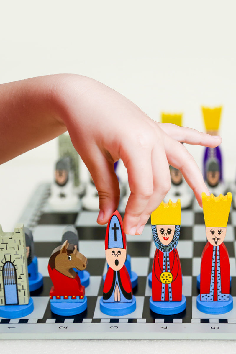Toystar EcoToys Chess Adventure Set | Encourage Creativity - Educational wooden chess for children - Bestseller - Stimulee...