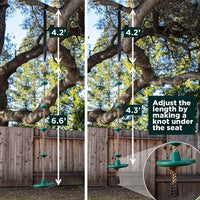 Thumbnail for Toystar Jungle Swing Set | Adventurous play fun - Garden swing with climbing rope - Bestseller - Avontuurlijk speelplezier...