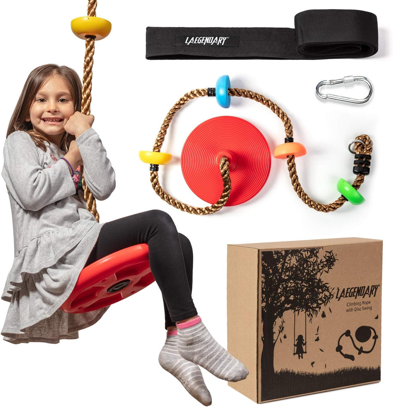 Toystar Jungle Swing Set | Adventurous play fun - Garden swing with climbing rope - Bestseller - Avontuurlijk speelplezier...