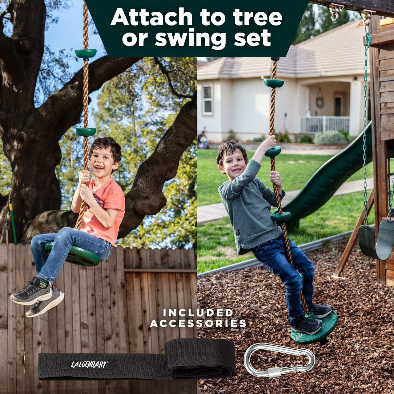 Toystar Jungle Swing Set | Adventurous play fun - Garden swing with climbing rope - Bestseller - Avontuurlijk speelplezier...