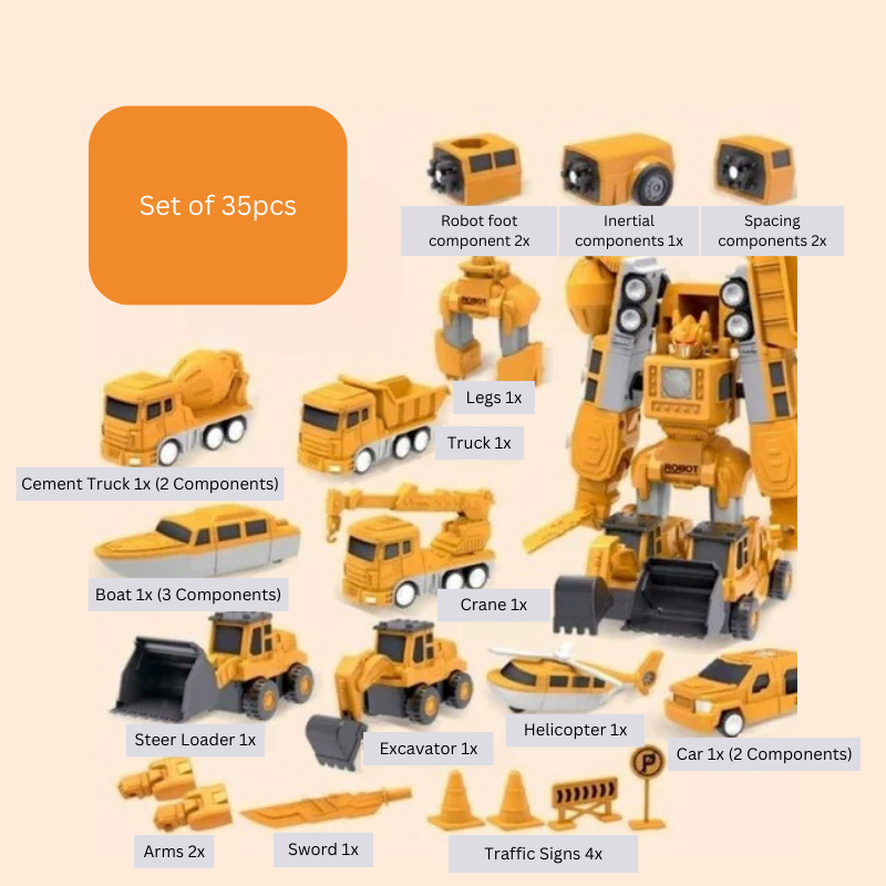 Toystar Magnetic Transformation Building Toys | Encourage Creativity - Educational and Fun - Bestseller - Stimuleer Creati...