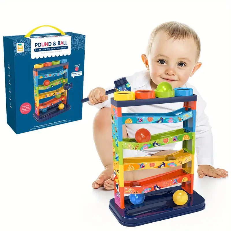 Toystar Rolly Ball Fun | Discover the interactive fun - Flexible Ball Ramps Set - Ontdek het interactieve speelplezier - F...