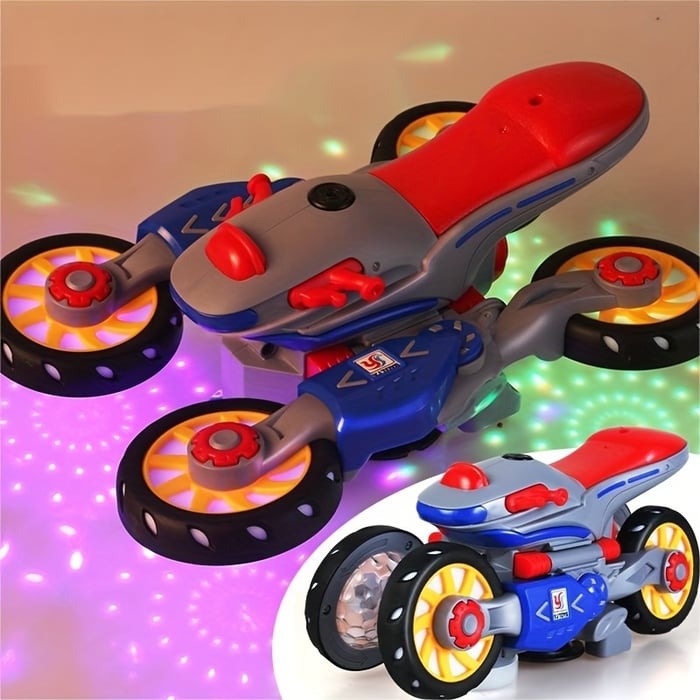 Toystar MotoMorph | Magical transformations - Electric motor with LED, music and 360° rotation - Magische transformaties -...