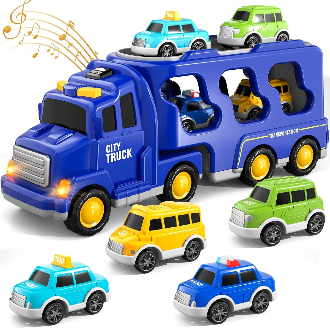 Toystar Diecast Truck Toy | Educational Set - Excavator, Bulldozer and More - Educatieve Set - Graafmachine, Bulldozer en ...