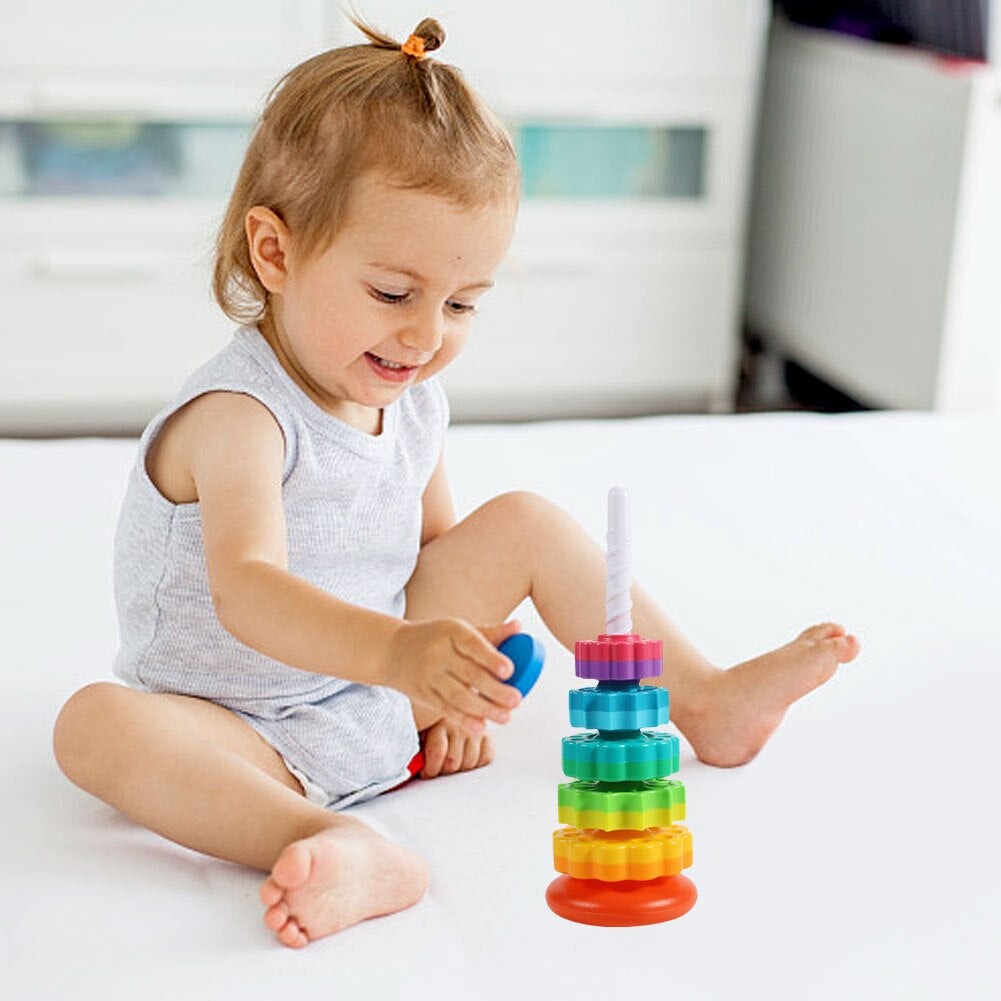 Toystar ColorTower | Discover through play - Stacking toys for curious children - Ontdek spelenderwijs - Stapelspeelgoed v...