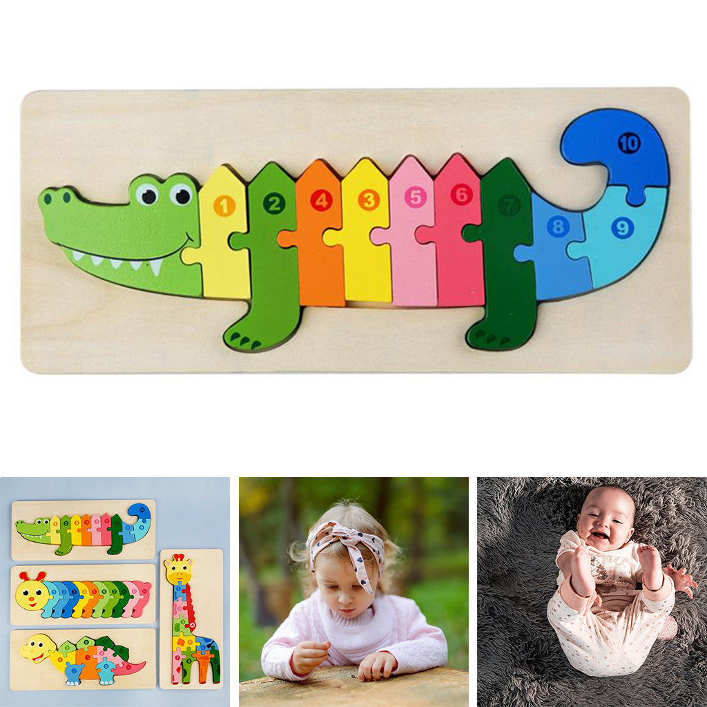 Toystar WildBlocks | Discover and play - Wooden animal puzzle for toddlers - Ontdek en speel - Houten dierenpuzzel voor pe...