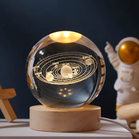 Thumbnail for Toystar StarSphere | Bring the universe to your room - 3D engraved crystal night lamp - Breng het universum naar je kamer ...