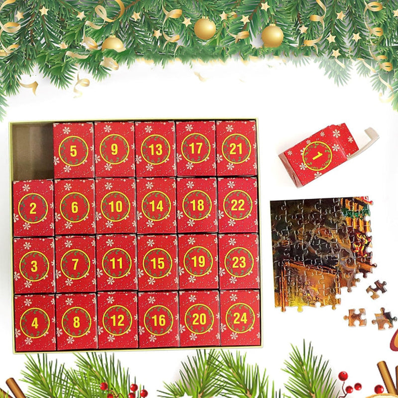 Toystar Christmas Puzzle Countdown Calendar | Make Christmas Magic - 1008 Piece Puzzle in 24 Doors - Maak de Kerst Magisch...