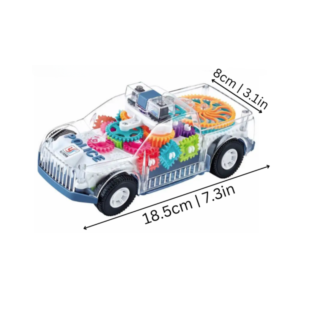 Toystar LumoGear | Magical Driving - Transparent flashing toy car with lights and music - Magisch rijden - Transparante fl...