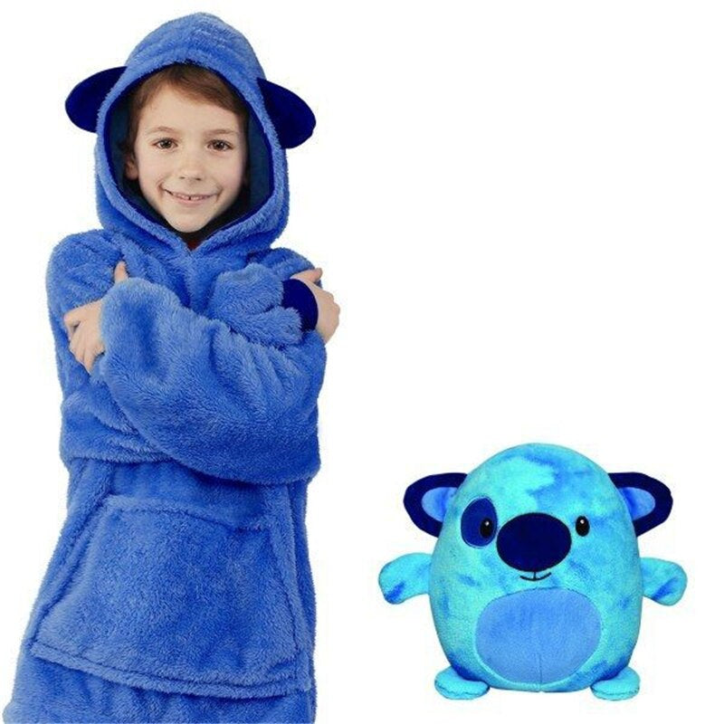 Toystar Snuggle Pals | Cozy comfort - 2-in-1 Kids Animal Hoodie Pillow Toy for Winter - Knus comfort - 2-in-1 Kids Animal ...