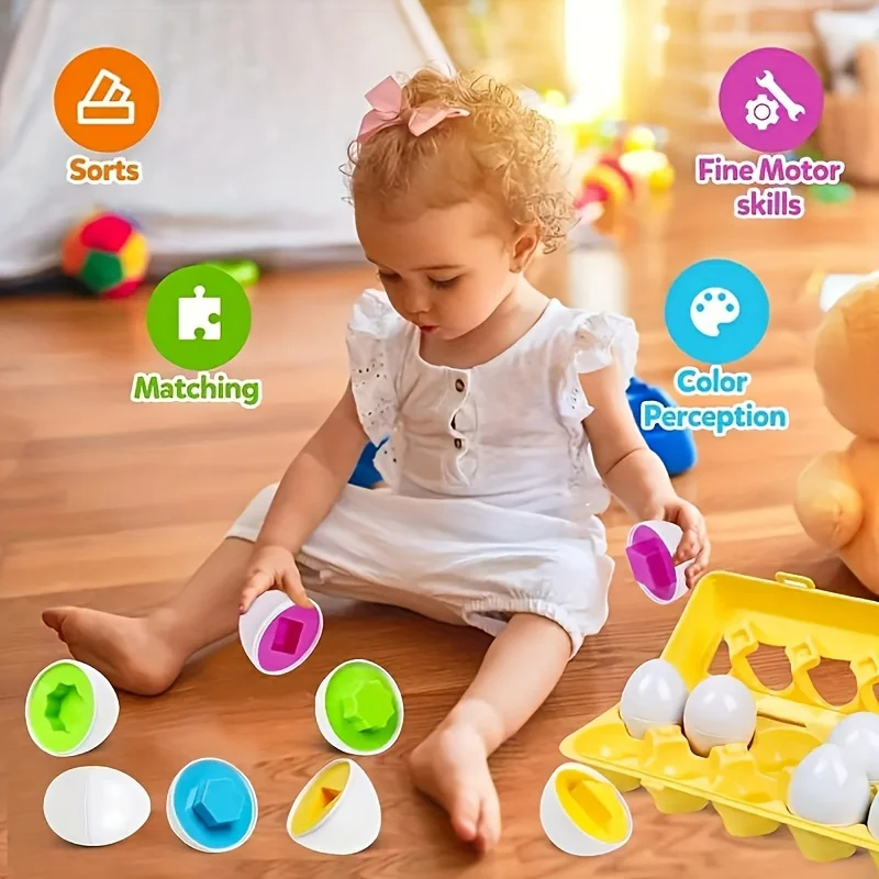 Toystar EggShapes | Discover, play and learn - Educational puzzle toys for fine motor skills - Ontdek, speel en leer - Edu...