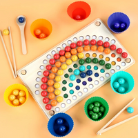 Thumbnail for Toystar EcoToys Clip 'n Learn | Creative learning and fun - Rainbow Bead Set for Children - Creatief leren en plezier - Re...