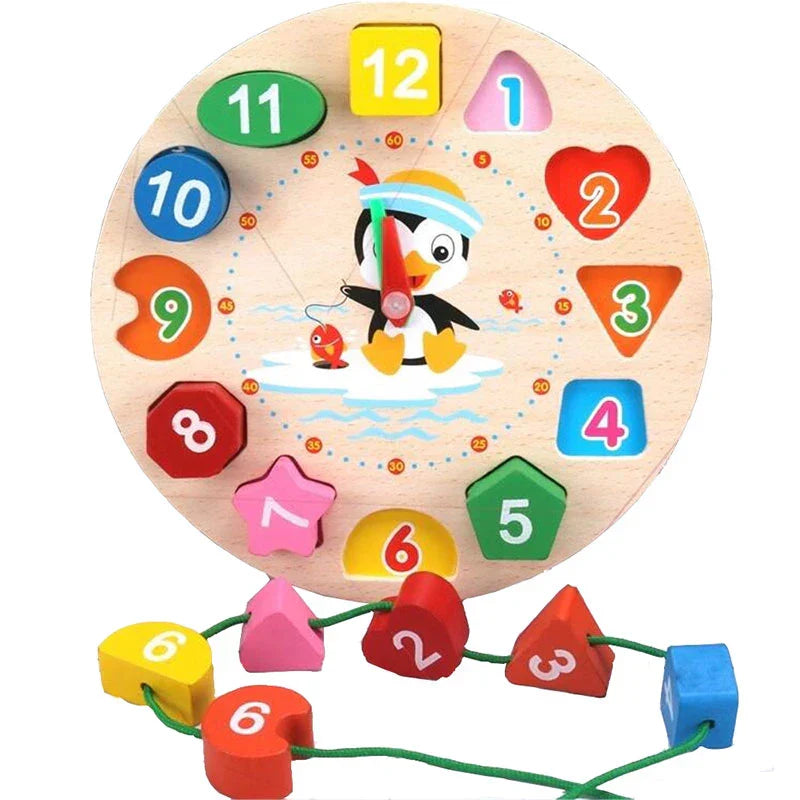 Toystar EcoToys Wonderful Clock | Develop Time Sense - Educational Montessori Clock - Ontwikkel Tijdsbesef - Educatieve Mo...