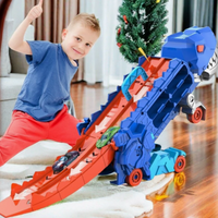 Thumbnail for Toystar Jurassic Transporter | Ultimate gaming experience with racing cars - Transformable Dinosaur Truck - Bestseller - U...