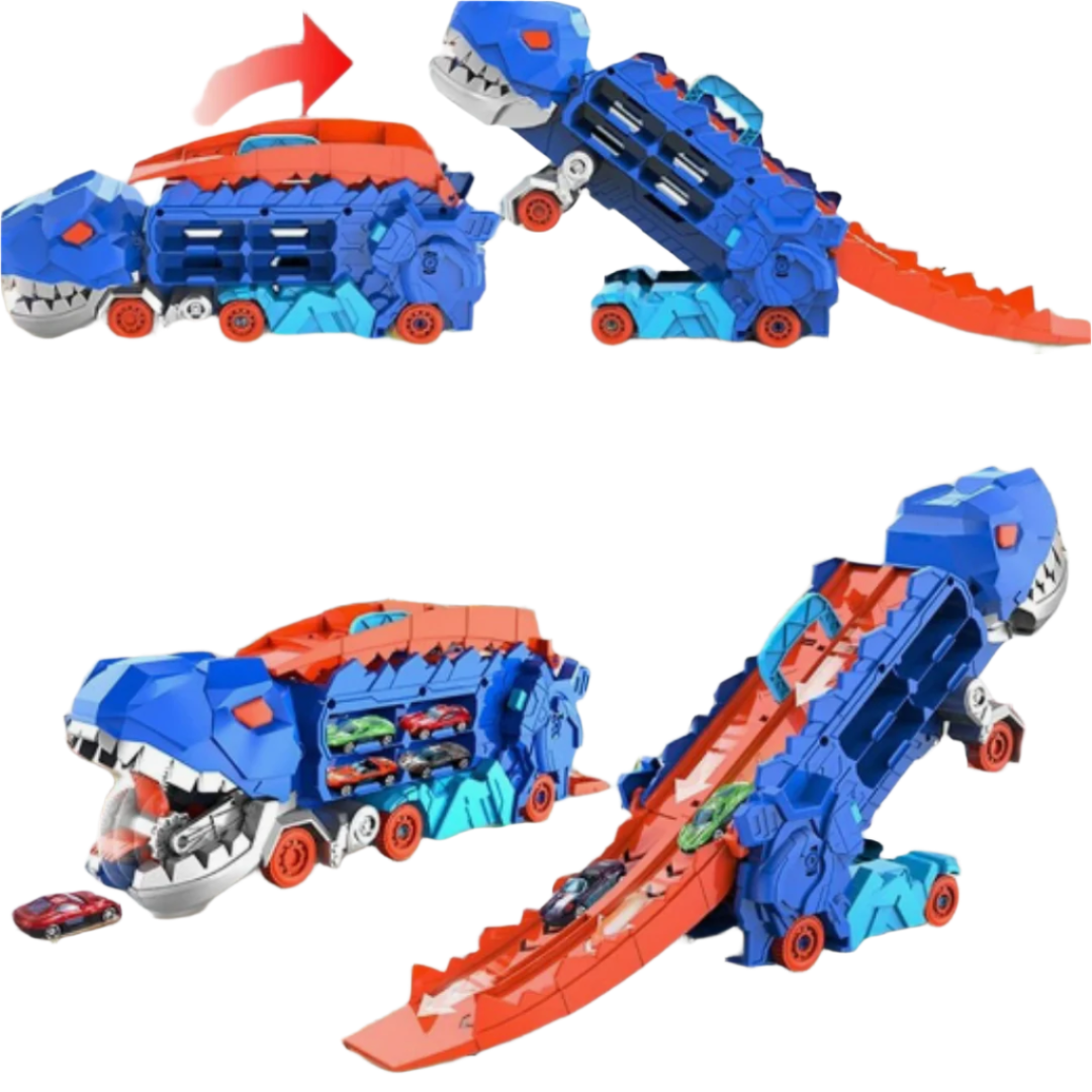 Toystar Jurassic Transporter | Ultimate gaming experience with racing cars - Transformable Dinosaur Truck - Bestseller - U...