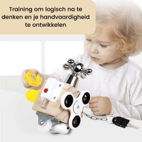 Thumbnail for Toystar EcoToys FunCube | Develop your skills - Creative Montessori wooden play block for children - Ontwikkel je vaardigh...