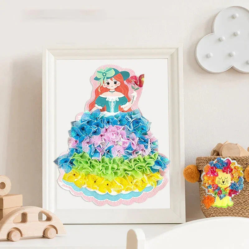 Toystar Artistic | Enchanting Prick Princess Paint Stickers - Creative painting fun for kids - Betoverende Prikprinses Ver...