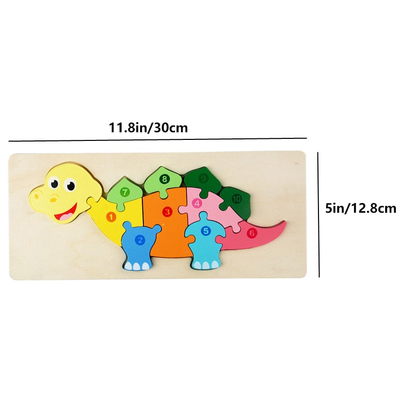 Toystar WildBlocks | Discover and play - Wooden animal puzzle for toddlers - Ontdek en speel - Houten dierenpuzzel voor pe...