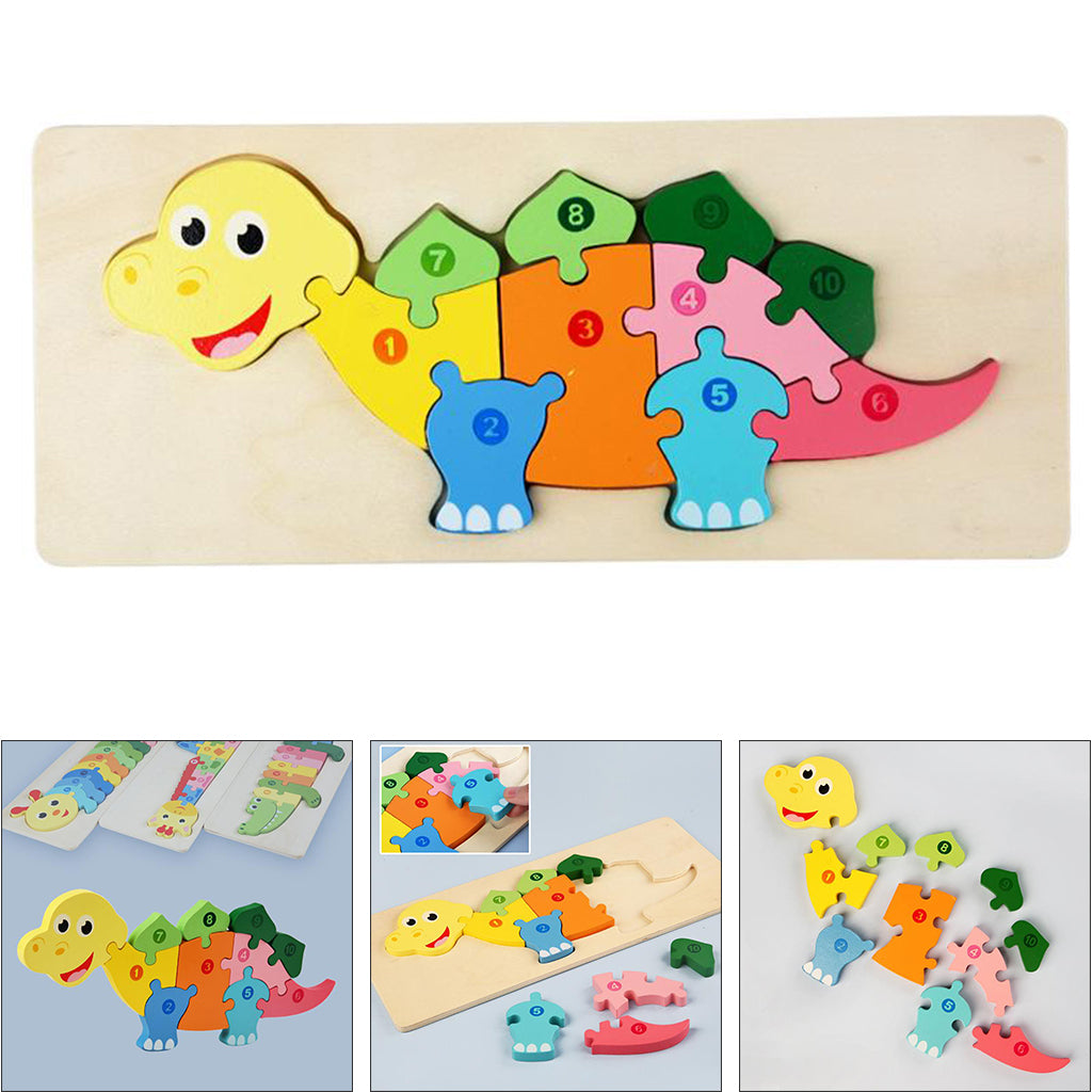 Toystar WildBlocks | Discover and play - Wooden animal puzzle for toddlers - Ontdek en speel - Houten dierenpuzzel voor pe...