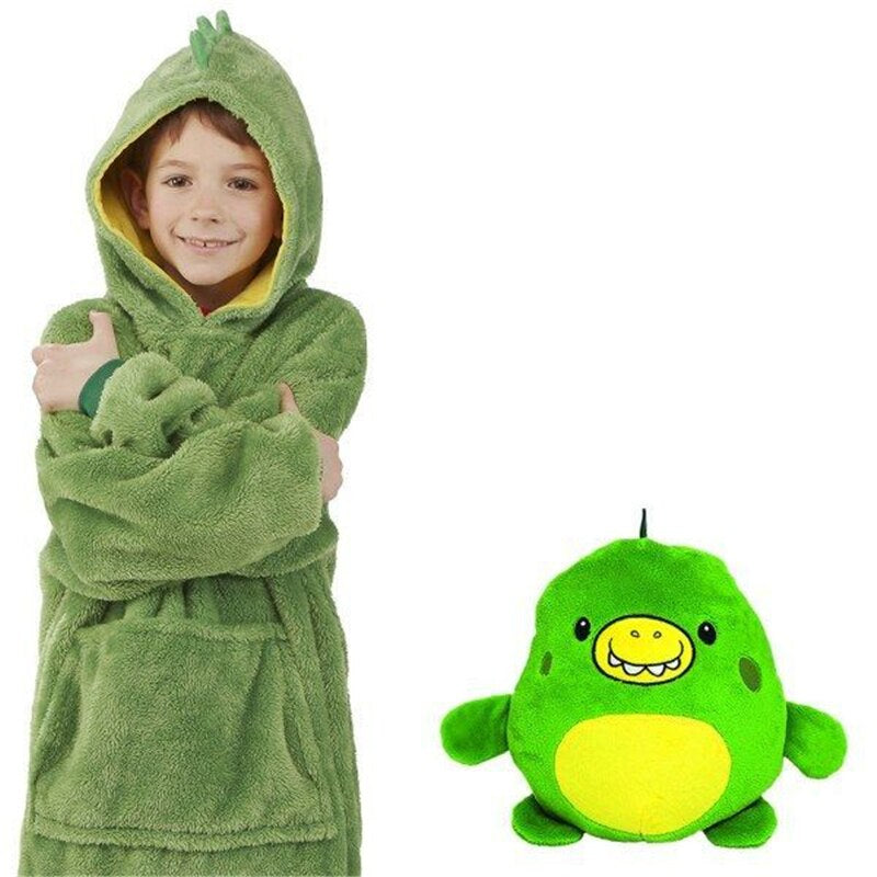 Toystar Snuggle Pals | Cozy comfort - 2-in-1 Kids Animal Hoodie Pillow Toy for Winter - Knus comfort - 2-in-1 Kids Animal ...