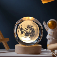 Thumbnail for Toystar StarSphere | Bring the universe to your room - 3D engraved crystal night lamp - Breng het universum naar je kamer ...