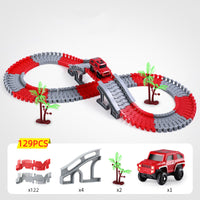 Thumbnail for Toystar Flexible RaceTrack - Flexible Rail Track Toy Set Race Track - Flexible RaceTrack - Flexibele Railspoor Speelgoedse...