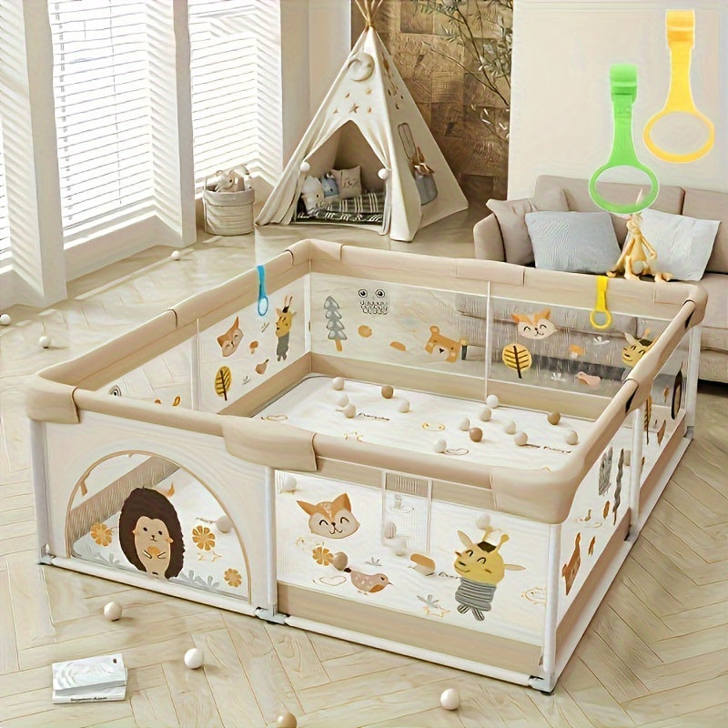 SafeNest Playbox | Safe play and discovery - Baby play gate with soft protection