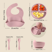 Thumbnail for Toystar Feedo Silicone Set | Safe Baby Feeding – 6-piece Set - Veilig Baby Voeden – 6-delige Set (10)