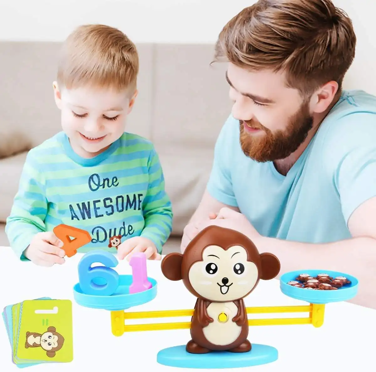 Toystar MathMonkey Balance Game | Make learning math fun - Educational and interactive math game - Maak leren wiskunde leu...