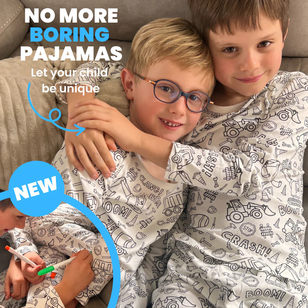 Toystar TruckTales | Colors and dreams - DIY pajama set with cool vehicles - Kleuren en dromen - DIY pyjamaset met stoere ...