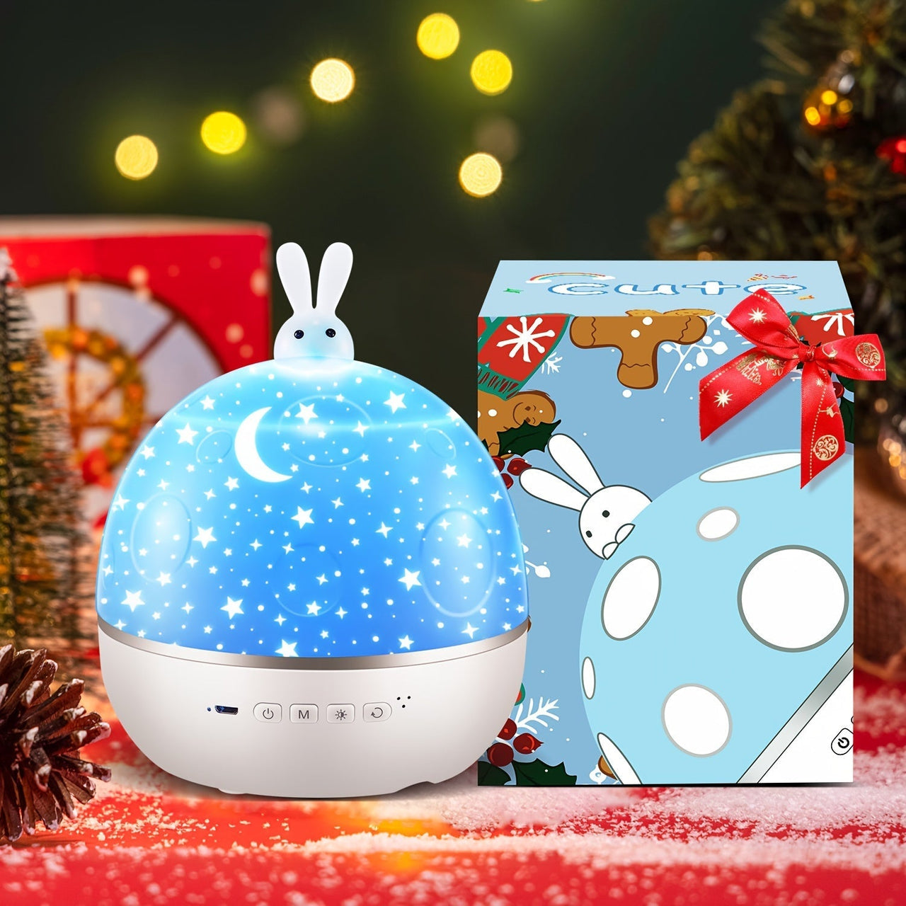 Toystar DreamBunny Projector | Turn the night into a magical star adventure - Perfect for children's rooms - Tover de nach...
