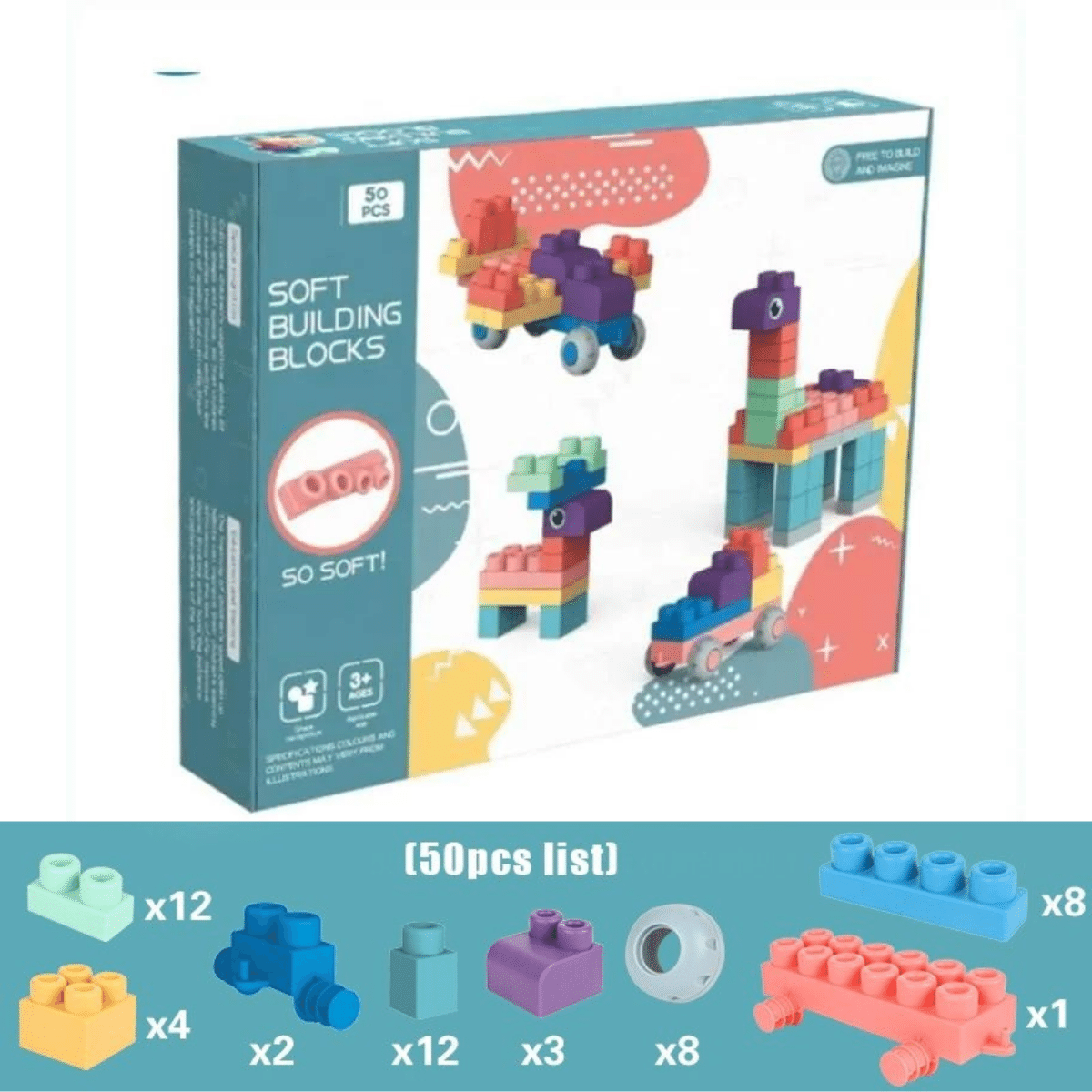 Toystar CreativeBuild | Build Your Dream Animals - 3D Puzzle Toys for Kids! - Bouw je Droomdieren - 3D Puzzel Speelgoed vo...