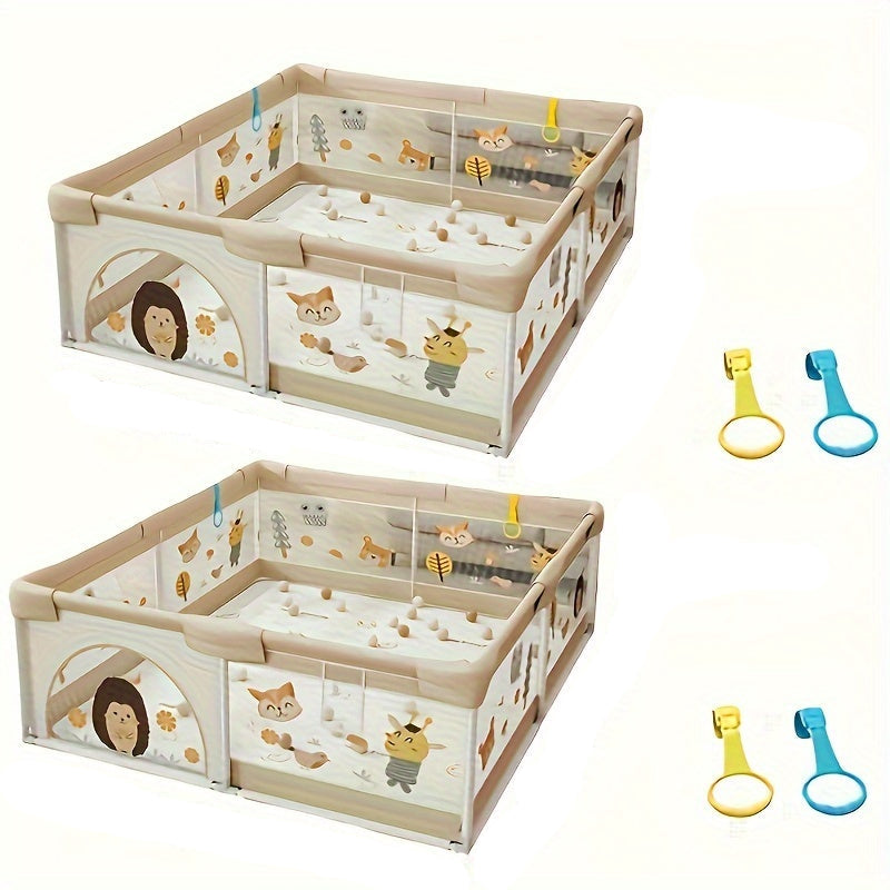 SafeNest Playbox | Safe play and discovery - Baby play gate with soft protection
