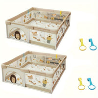 Thumbnail for SafeNest Playbox | Safe play and discovery - Baby play gate with soft protection