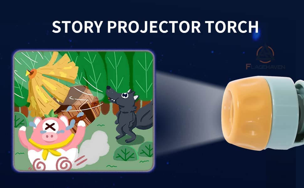 Animal Adventure | Spark the imagination before bedtime - Cartoon Animal Vehicle Projector Toy for Kids