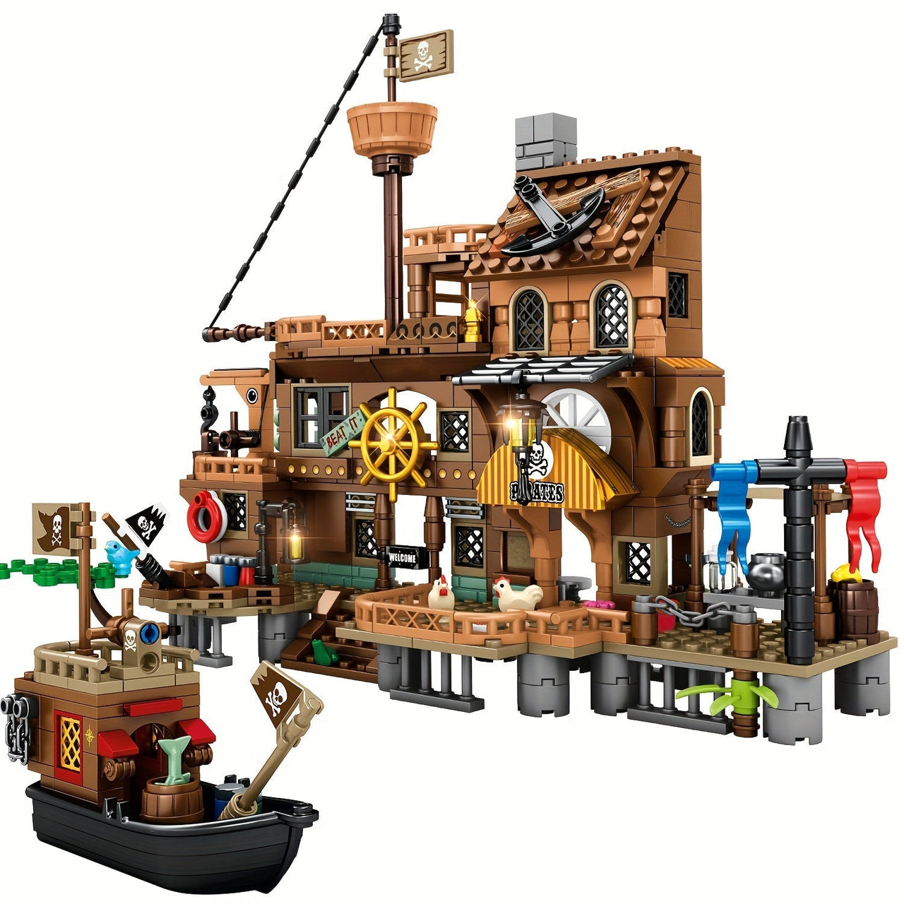 Toystar PirateQuest Castle | Experience epic adventures - Pirate fort building playset for kids - Beleef epische avonturen...